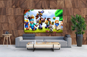 Minecraft Painting Artwork Canvas Print Giclee 04