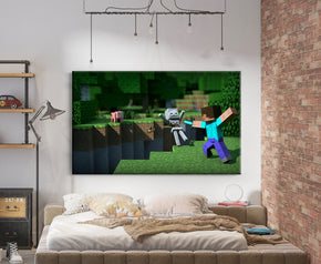 Minecraft Canvas Print Wall Art Wall Decor Giclee Home Decor MT06