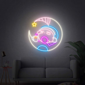 Kirby Neon Sign Wall Decor For Kids, Teens Room Home Decoration Design