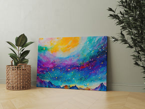 Abstract Sky Painting Artwork Canvas Print Giclee
