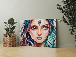 Amazing Woman 3D Artwork Painting Artwork Canvas Print Giclee