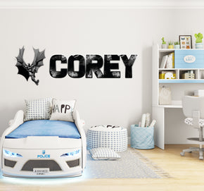 Batman Personalized Custom Name Wall Sticker Decal