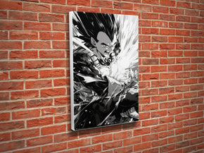 Vegeta B&W Dragon Ball Z Canvas Print Wall Art Wall Decor Giclee GMD33