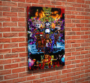 Five Nights At Freddy's Canvas Print Wall Art Wall Decor Giclee FN05