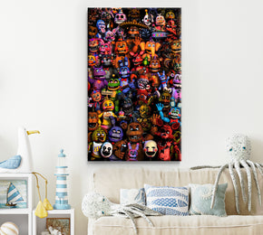 Five Nights At Freddy's Canvas Print Wall Art Wall Decor Giclee FN08