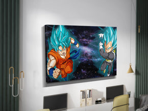 Son Goku & Vegeta Dragon Ball Z Canvas Print Wall Art Wall Decor Giclee