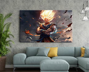 Son Goku Dragon Ball Z Canvas Print Wall Art Wall Decor Giclee