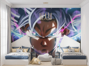 Dragon Ball Z Woven Self-Adhesive Removable Wallpaper Modern Mural