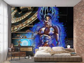 Dragon Ball Z Woven Self-Adhesive Removable Wallpaper Modern Mural