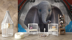 Dumbo Disney Self-Adhesive Removable Wallpaper Mural Home Wall Art Decor