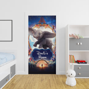 Dumbo Personalized DOOR Wallpaper Decal Removable Sticker MMS19