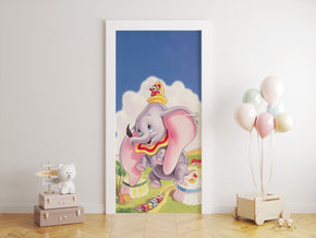 Dumbo Personalized DOOR Wallpaper Decal Removable Sticker MMS20