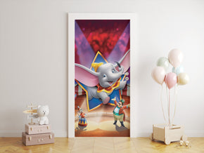 Dumbo Personalized DOOR Wallpaper Decal Removable Sticker MMS21