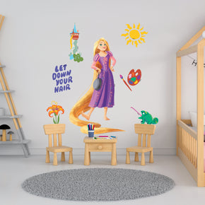 Rapunzel Tangled Disney Princess 3D Wall Sticker Decal Home Decor Wall Art