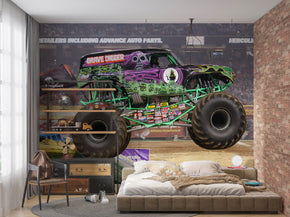 Monster Jam Self-Adhesive Removable Wallpaper Mural Home Wall Art Decor WP37