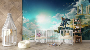 Link Self-Adhesive Removable Wallpaper Mural Home Wall Art Decor WP15
