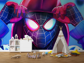 Spiderman Miles Morales Self-Adhesive Wallpaper Mural Home Wall Art Decor WP23