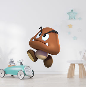 Goomba Super Mario Wall Decal Removable Sticker Kids Room Wall Art Mural SMR39