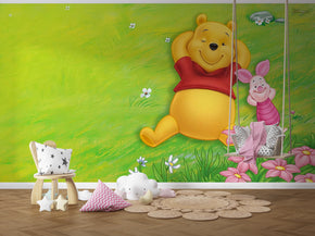 Winnie The Pooh Self-Adhesive Wallpaper Mural Home Wall Art Decor WP45