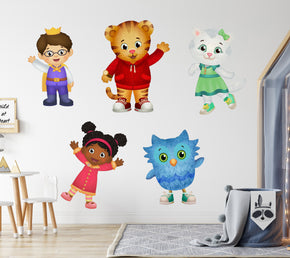 Daniel Tiger's Neighborhood 5 Characters Set Wall Sticker Decal Kids Decor Art DT01