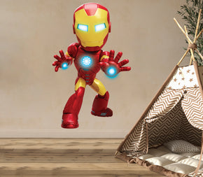 Iron Man Spidey And His Amazing Friends 3D Wall Sticker Decal Home Decor Wall Art SP27