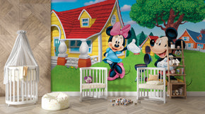 Mickey Minnie Mouse Disney Self-Adhesive Wallpaper Mural Home Wall Art Decor WP29