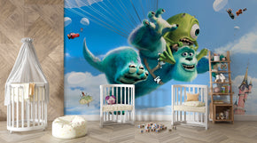 Monsters Inc Self-Adhesive Wallpaper Mural Home Wall Art Decor WP32