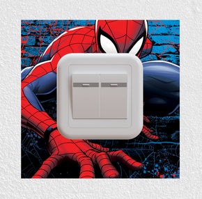 Spiderman Superhero Lightswitch Surround Wall Decal Sticker Wall Art Decor SPM07