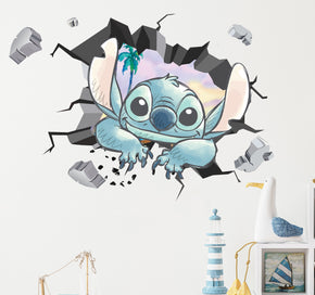 Stitch Popular Room Decorations Removable Vinyl Wall Stickers Decal Home Decor Art Mural Kids Toddlers Room