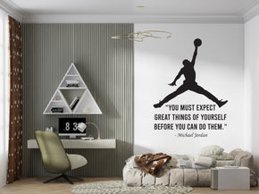 Michael Jordan Inspirational Quote Wall Sticker Decal Stencil Silhouette