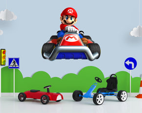 Super Mario Bros Kart Wall Decal Removable Sticker Kids Home Decor Art SMR14