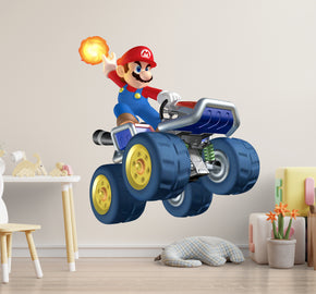 Mario Kart Super Mario Bros Wall Decal Removable Sticker Kids Home Decor Art SMR03