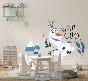 Olaf Frozen Snowman Decal Wall Sticker Home Decor Art Mural Kids Children