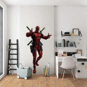 Deadpool Marvel Superhero Wall Decal Wall Sticker Kids Room Wall Art