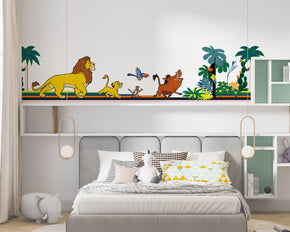 Lion King Scenery Mufasa, Simba, Timon & Pumbaa Disney Wall Sticker Decal