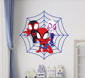Spidey Web Popular Room Decorations Removable Vinyl Wall Stickers Decal Home Decor Art Mural Kids Toddlers Room