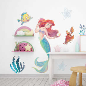 Ariel The Little Mermaid Princess 3D Wall Sticker Decal