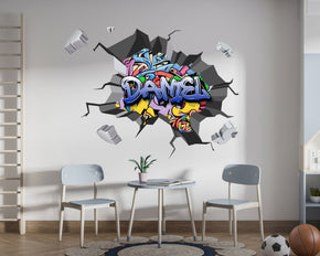 Graffiti Custom Personalized Name Wall Sticker Decal Home Decor Art Mural