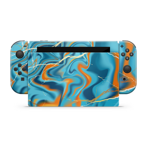 Blue Marble Nintendo Switch Skin Decal For Console NSF43