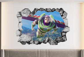 Buzz Lightyear Toy Story 3D Explosion Effect Wall Sticker Decal WC420