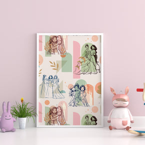Disney Princess Wall Poster Premium Paper Print - Multiple Sizes Available