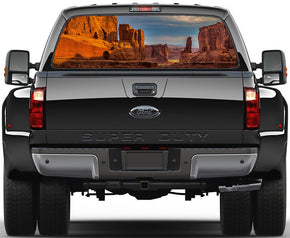 The Grand Canyon Nature Rear Window See-Through Net Decal