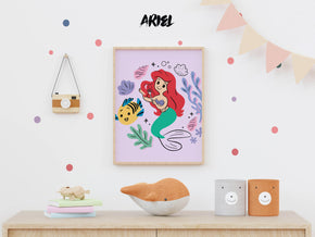 Ariel Princess Wall Poster Premium Paper Print - Multiple Sizes Available