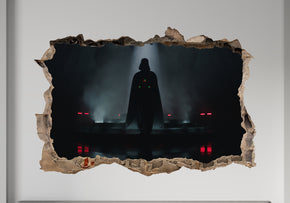 Obi Wan Star Wars 3D Smashed Broken Decal Wall Sticker JS178