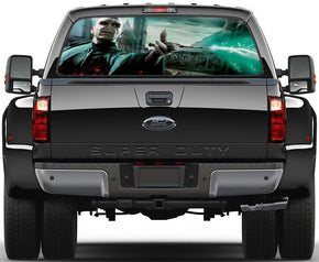 Harry Potter Voldemort Car Rear Window See-Through Net Decal 480