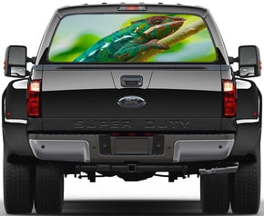 Chameleon Car Rear Window See-Through Net Decal