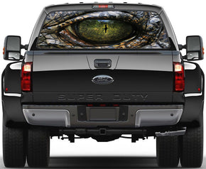 Crocodile Eye Car Rear Window See-Through Net Decal