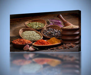 Herbs & Spices Kitchen Food Canvas Print Giclee