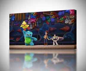 Toy Story Woody Buzz Canvas Print Giclee CA1267