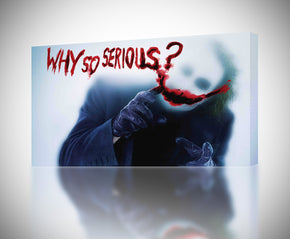 The Joker Why So Serious Canvas Print Giclee CA1278